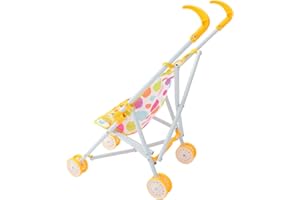 Milisten Doll Stroller for Realistic Role Play Stroller for Dolls Portable Design for Imaginative Play