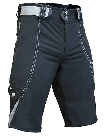 Berkner Herren Fahrrad Hose Radhose Shorts mit Sitzpolster *Silver bion forte Material*