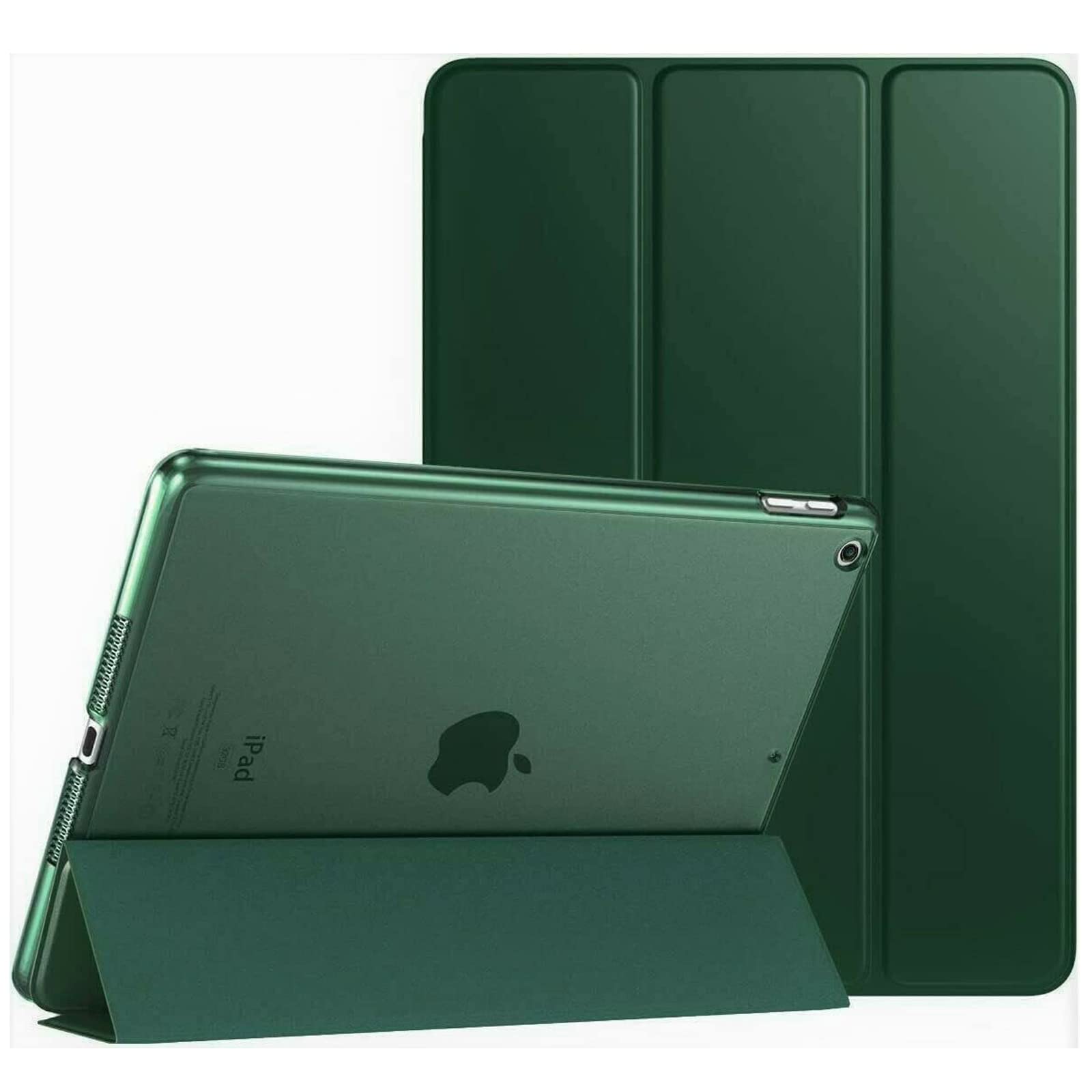 Smart Case for iPad 9.7-Inch Air 1 1st Gen (2013), iPad Air 2 (2014), iPad 5th (2017) iPad 6th (2018) With Auto Sleep/Wake, Magnetic Lightweight Protective Tablet Cover (Emerald Green)