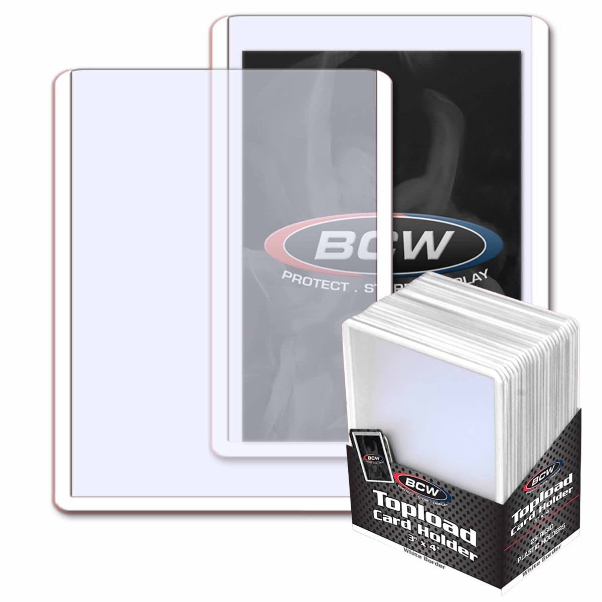 Topload Card Holder (White Border)