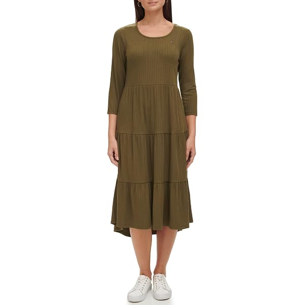 bar iii asymmetrical dress Xscape Women's Asymmetric-Neck Scuba Short-Sleeve Dress - Midnight main image 1