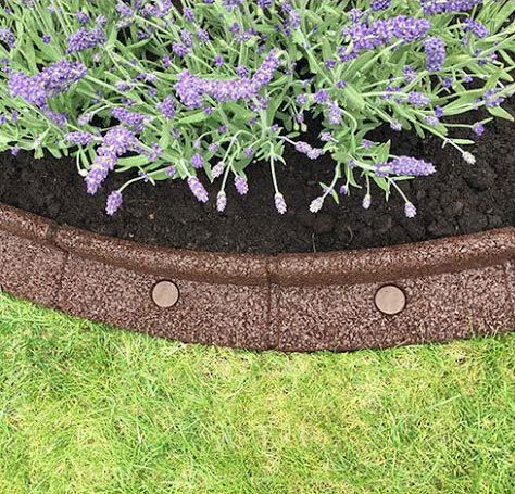 flexiborder® - Sistema de jardín flexible y resistente (6 x 1 ...