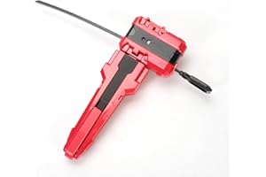 AIBREAY Bey X Winder Launcher, with Blade X Grip for Easy Control, Battling Gyro Accessories(Red)