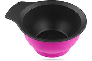 SEGBEAUTY Hair Dye Bowl, Professional Hair Color Bowls, Plastic Mixing Tint Bowl Set Kit, Stackable DIY Hair Dye Tools Assorted Colors for Home and Salon Uses