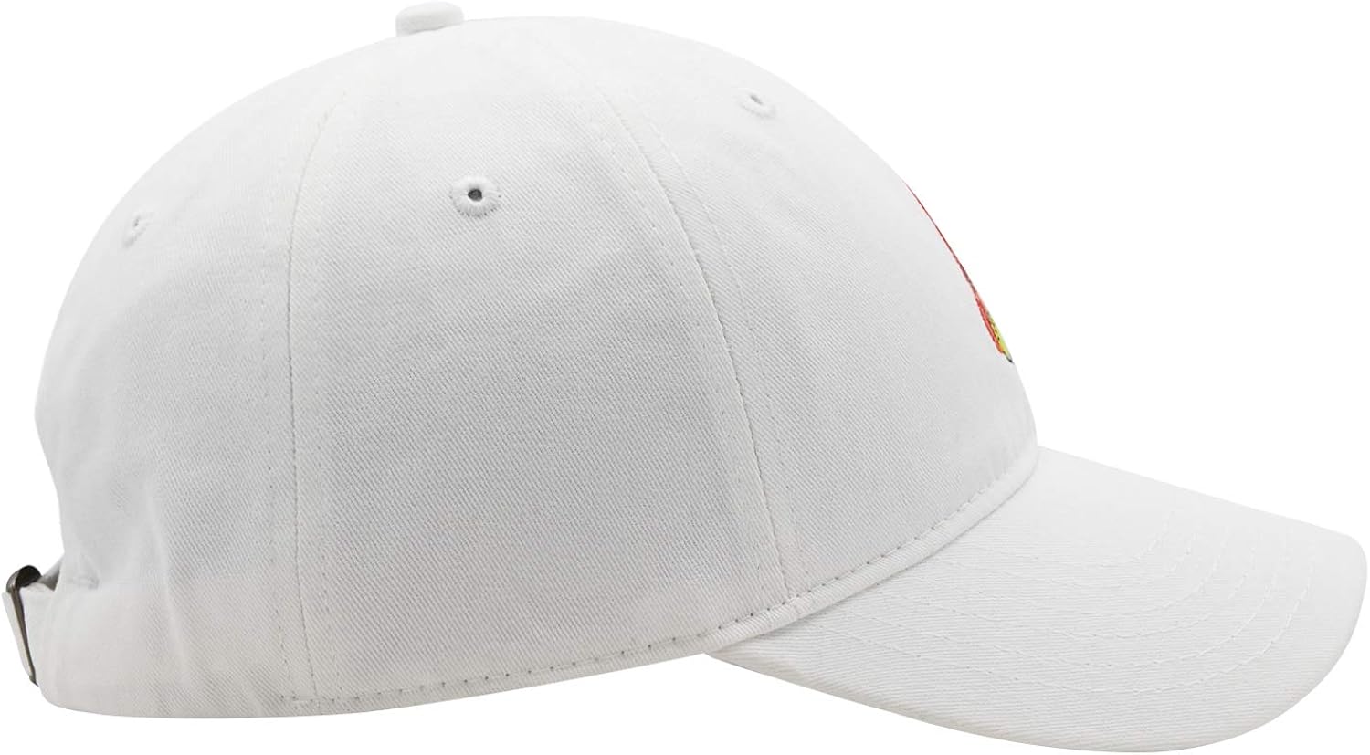 Spongebob Squarepants Mens Baseball Hat - Spongebob, Patrick & Krusty Krab Logo Curved Brim, Adjustable Cap - (Unisex, White): Clothing