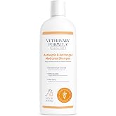 Veterinary Formula Clinical Care Antiseptic &amp; Antifungal Shampoo, 16 oz | Medicated formula helps alleviate scaly, greasy and red skin; free from parabens, dyes and soap