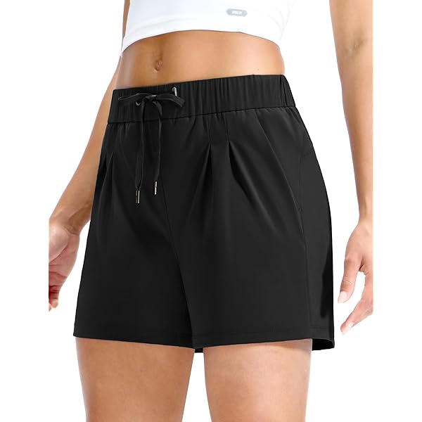 Gym Running Shorts For Women Mid-Waisted Quick Dry - View #9