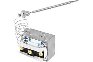 Mgoodoo 1177 High Limit Thermostat Fryer Switch, 1/4" Male NPT Stuff Box Compatible with LCCM080360000 High Limit Switch Safety Thermostat for Frymaster Fryer, Hi Limit 450°F/232°C