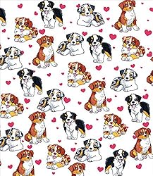 BlessLiving Australian Shepherd Blanket for Kids