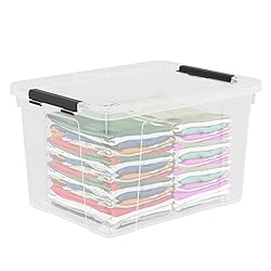 Ucake 40 Quart Large Plastic Storage Bins with