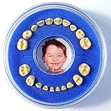 Baby Tooth Box --- Firsty Round --- (Blue, Boy), Ships every Friday, Transit Time to USA: +- 5 Days