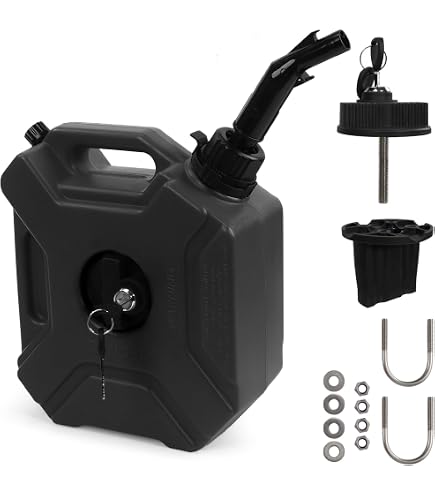 Jerrican D’eau 5L – Cube De Stockage étanche Avec Poignée Renforcée – Pour Eau, Huile, Carburant – HDPE Alimentaire