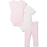 Calvin Klein baby-girls 2 Bodysuits and Pant Set