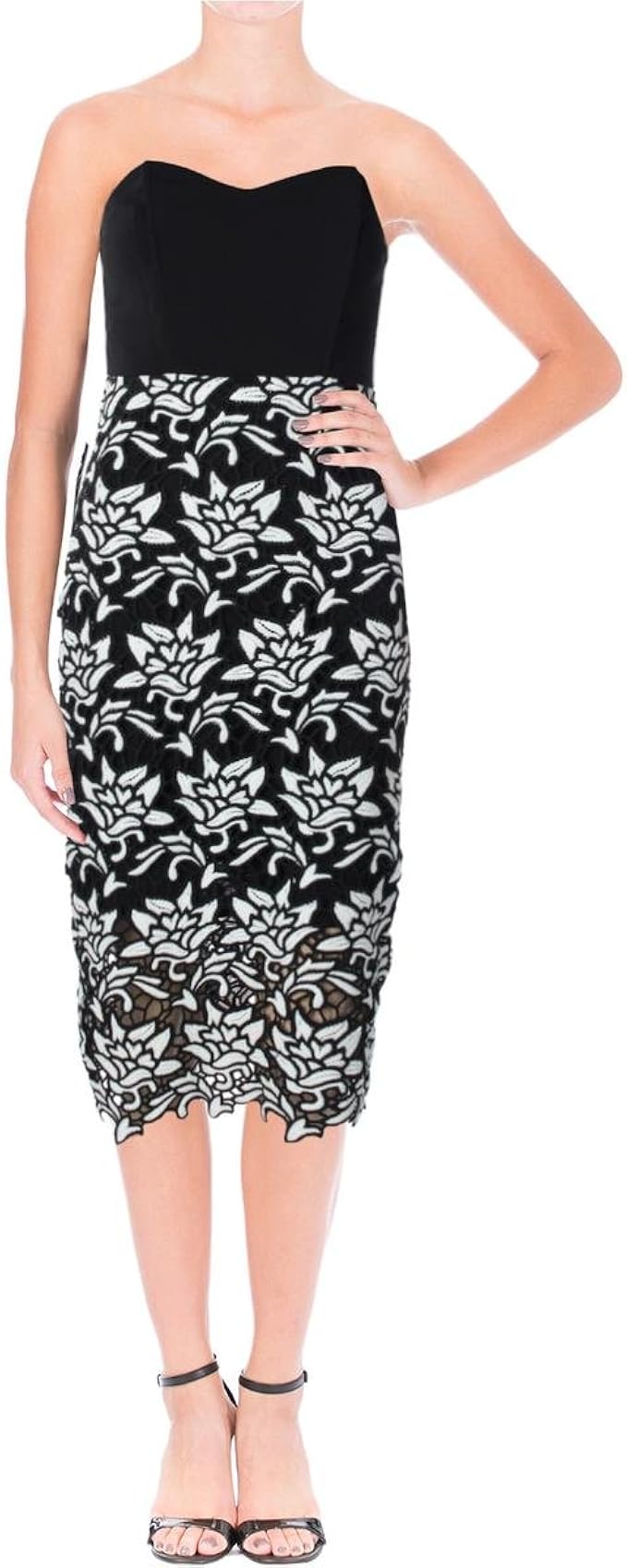 floral sheath midi dress