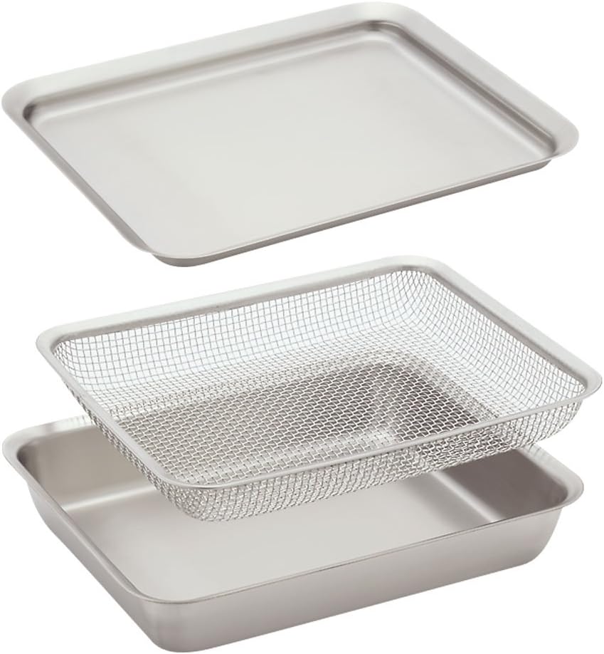 la baseラバーゼ 角型バット・ざる・プレート3点セット