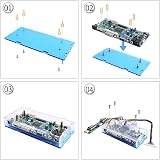 owootecc NT68676 LCD Controller Board Kit HDMI VGA DVI Audio Case 17" 19" view 3