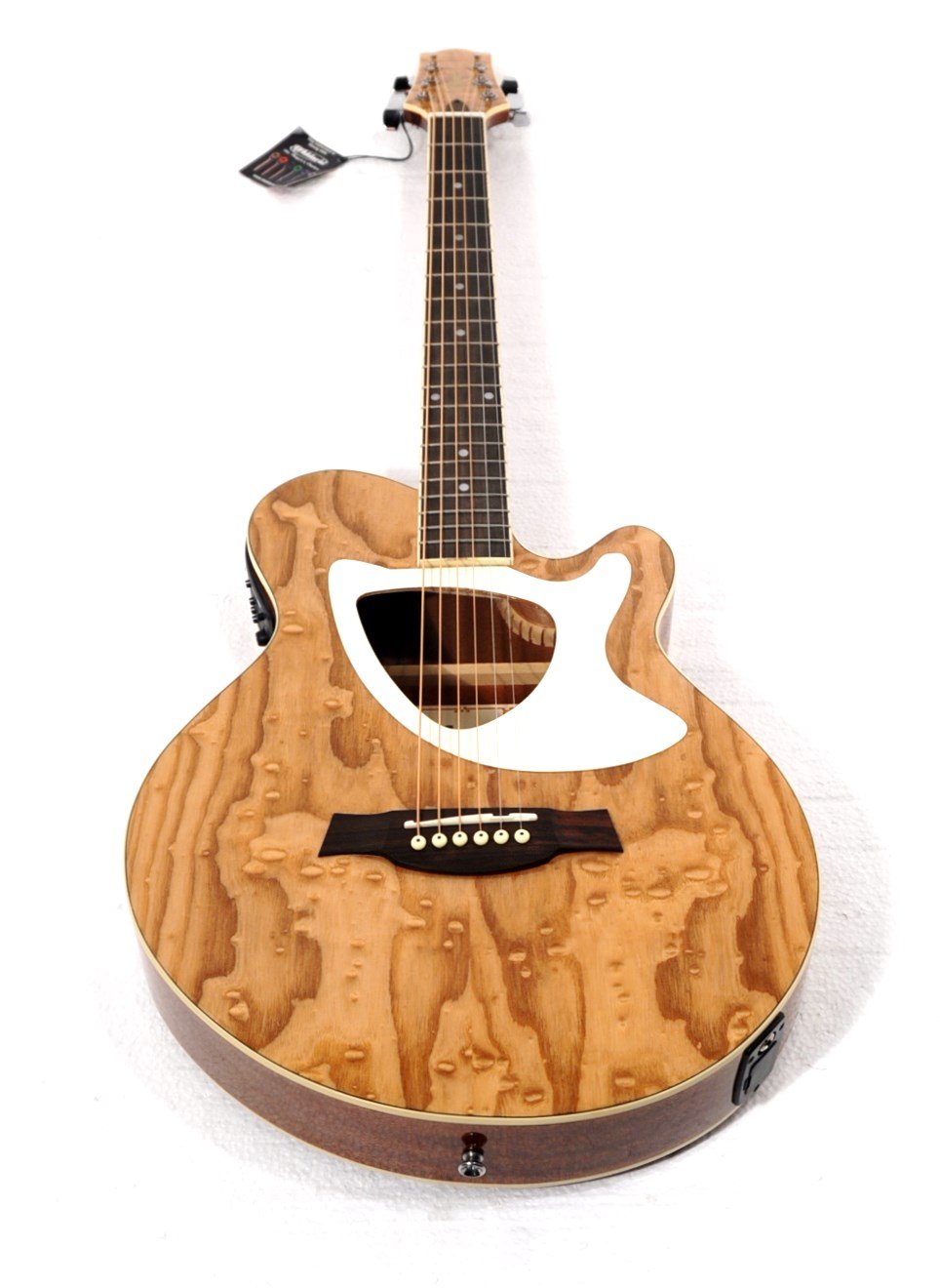 Guitars BuiltIn Tuner KAPOK TLO190CEQN Thin Body Acoustic Electric