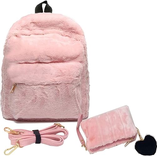 fluffy backpack