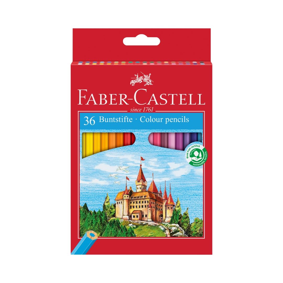Faber-Castell 36-Colour Eco-Pencils,F120136