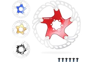 DJC Bike Brake Disc Rotor MTB Floating Brake Disc 140mm 160mm 180mm 203mm with 6 bolts Road Bike MTB BMX Steel Aluminum Brake