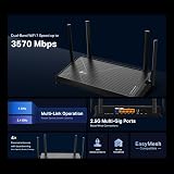 TP-Link Archer BE3600 Dual Band WiFi 7 Router 2.5G Ports USB 3.0 EasyMesh view 2