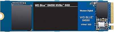 WD Blue SN550 1TB M.2 2280 NVMe PCIe Gen3 Up to 2400 MB/s