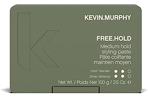 KEVIN MURPHY KEVIN.MURPHY FREE.HOLD - Hair Styling Paste - For All Types - Medium Hold - Hair Breakage Prevention - Styling Product - Paraben Free Hair Care - 100 g / 3.5 oz