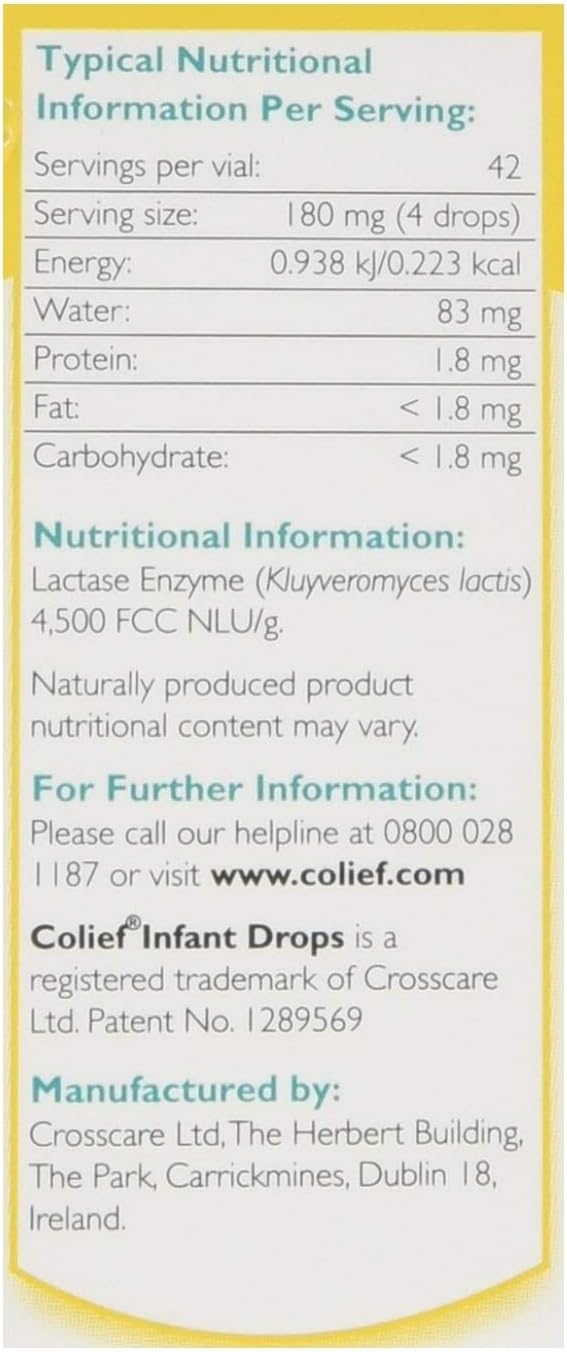 colief lactase enzyme drops