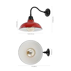 JONATHAN Y JYL7613E Aurora 12.25" 1-Light Farmhouse