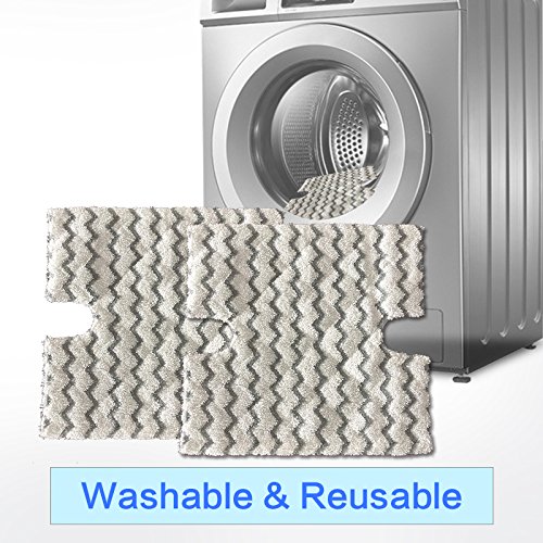 Amyehouse 6PK Touch Free Dirt Grip Washable Microfiber Pad Replacememt