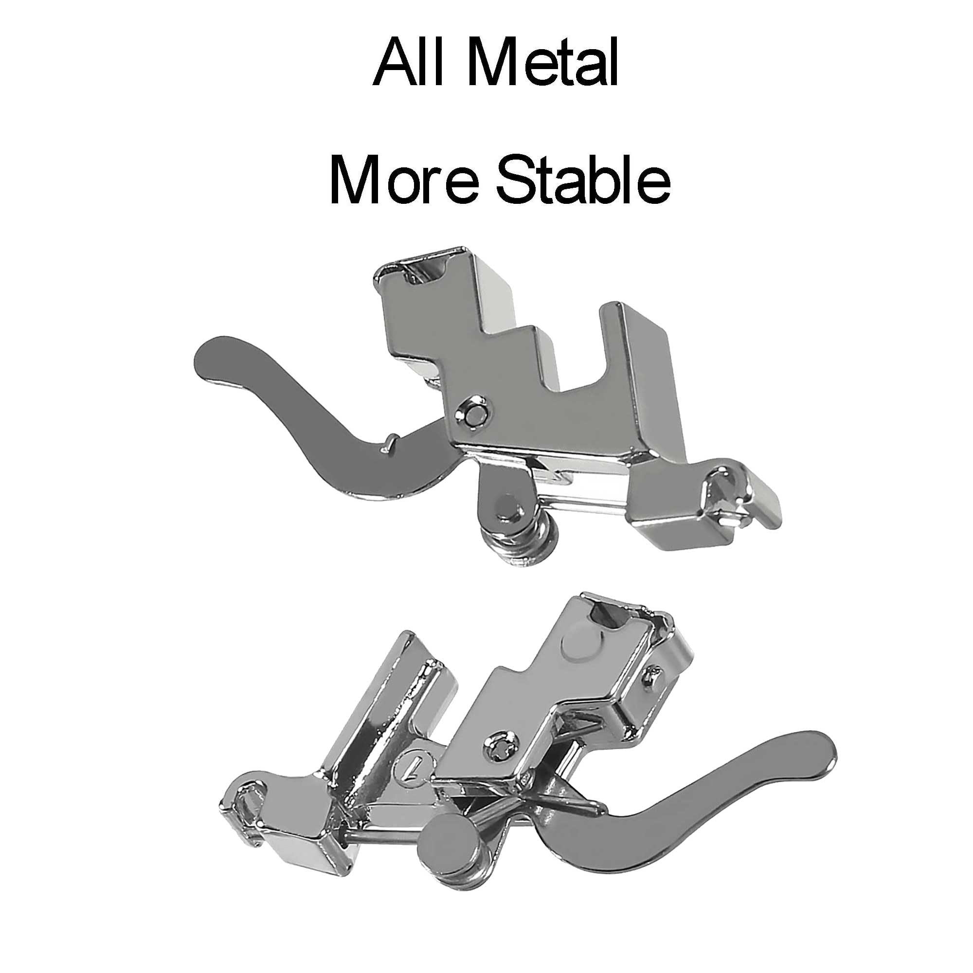 14pcs Presser Feet Set Low Shank Adapter Universal Presser Foot Holder for Brother Singer Janome Babylock Kenmore Sewing Machine Use