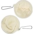 NUOMI Flannel Cloth Coffee Filter Strainers with Steel Handle, 2 Pack Coffee Sock