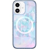 OtterBox iPhone 17 Symmetry Series Clear Case - Opal Prism - Blue