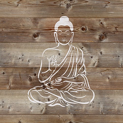 Buddha Stencil Template - Reusable Stencil with Multiple Sizes Available