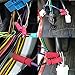 KKmoon 10PTA-2022 (EX-130R, #604) ,Wire Tap 20-22 Awg Red+Gray