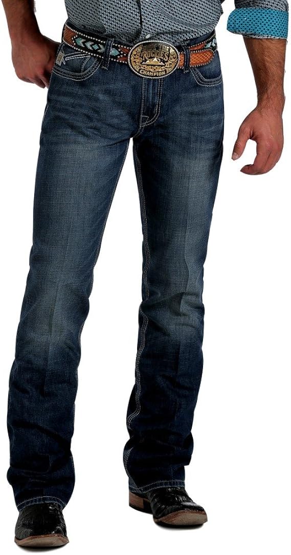 Ian Slim Fit Medium Wash Bootcut Men's Jeans by Cinch