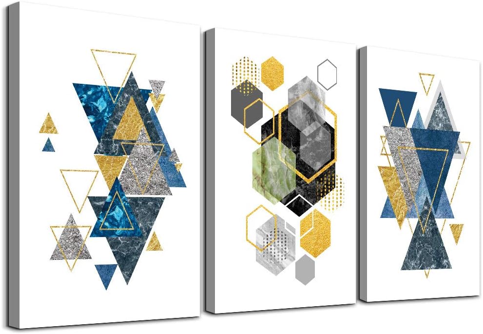 Framed Canvas Wall Art for Living Room family Bedroom Wall decor abstract geometry painting modern kitchen farmhouse bathroom Decoration office abstract Canvas pictures Artwork for home walls 3 piece