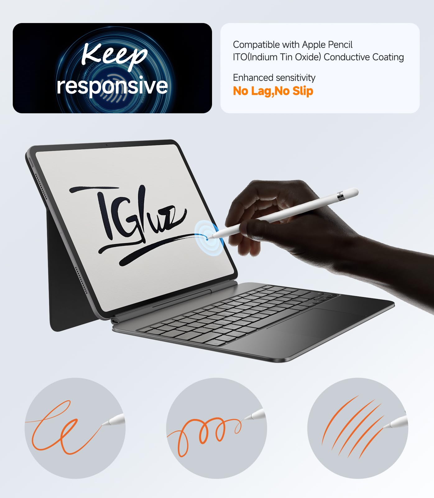 iGluz-2 Pack Screen Protector for iPad Air 13 inch