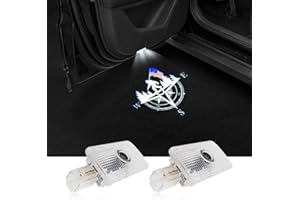 uunonaha High Definition Car Door Logo Lights Car Projection LED Projector Door Shadow Light Puddle Lights for Ascent Forester Outback Accessories (Bigfoot Compass, Forester/Outback/Ascent)