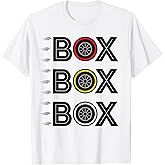 Box Box Box Pit Radio Call Tyre Compound Motorsport Racing T-Shirt