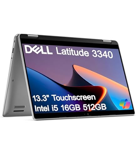Amazon.com: Dell Latitude 5340 Multi-Touch 2-in-1 Laptop - 13.3