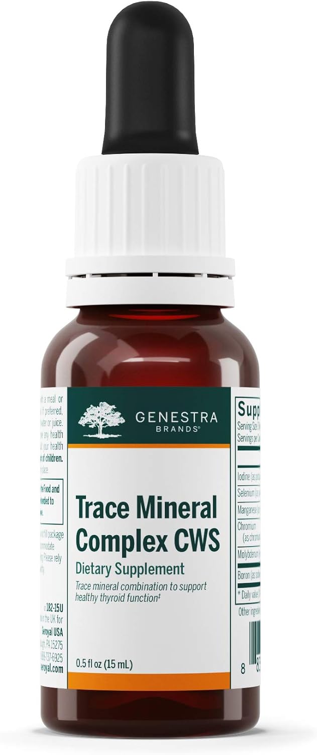 Genestra Brands - Trace Mineral Complex CWS - Supports Thyroid Function and Helps Protect Against Oxidative Stress - 0.5 fl. oz.: Health & Personal Care
