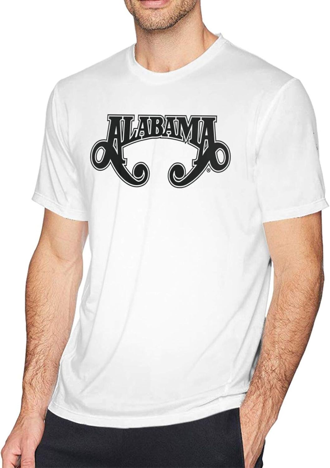 Aisoda Alabama Band Men's Fashion Short Sleeve TShirt