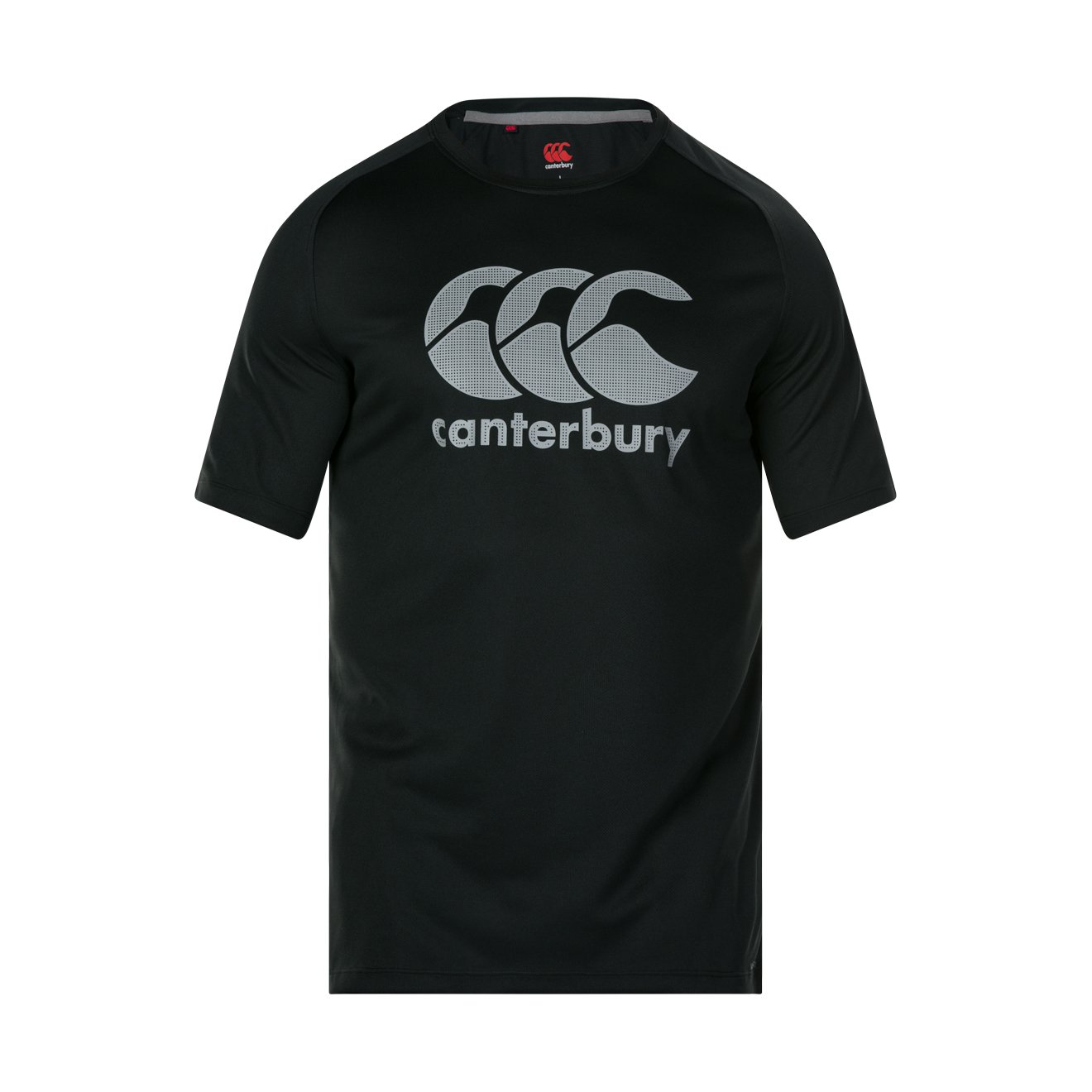 Canterbury Men's Vapodri Large Logo Training T-Shirt, Black, Small, E546649-989-S