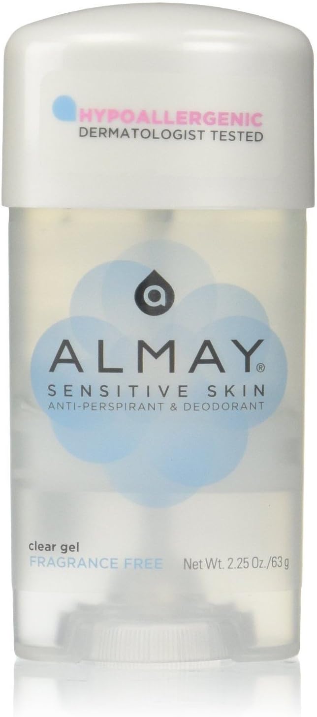 Revlon Almay Sensitive Skin Clear Gel Antiperspirant Deodorant Fragrance Free