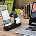 OLEBR Charging Stand for Apple Watch Aluminum Watch Charging Stand for AirPods, Apple Watch, Apple Watch Series 3/2/1/ AirPods/iPhone X/8/8Plus/7/7 Plus /6S /6S Plus/iPad