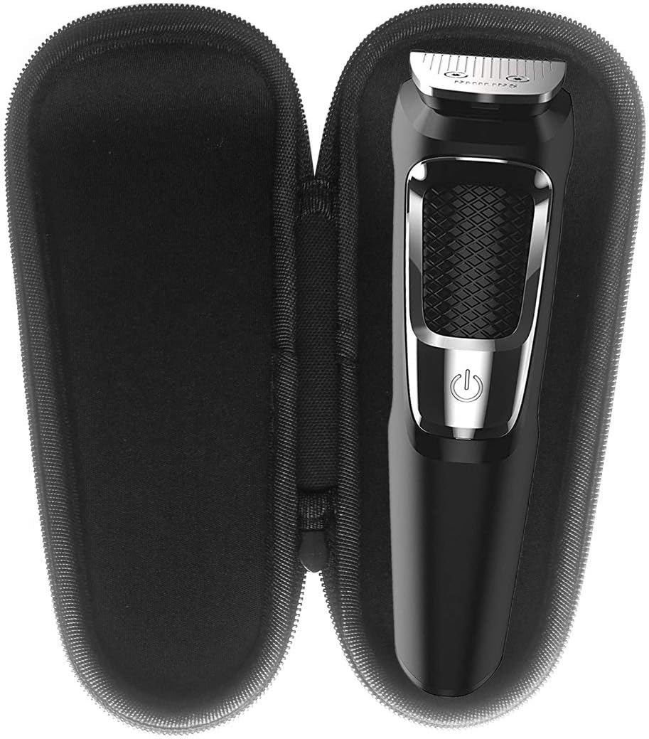FitSand Travel Hard Case Compatible for Philips Norelco MG3750 Multigroom All-in-One Series 3000