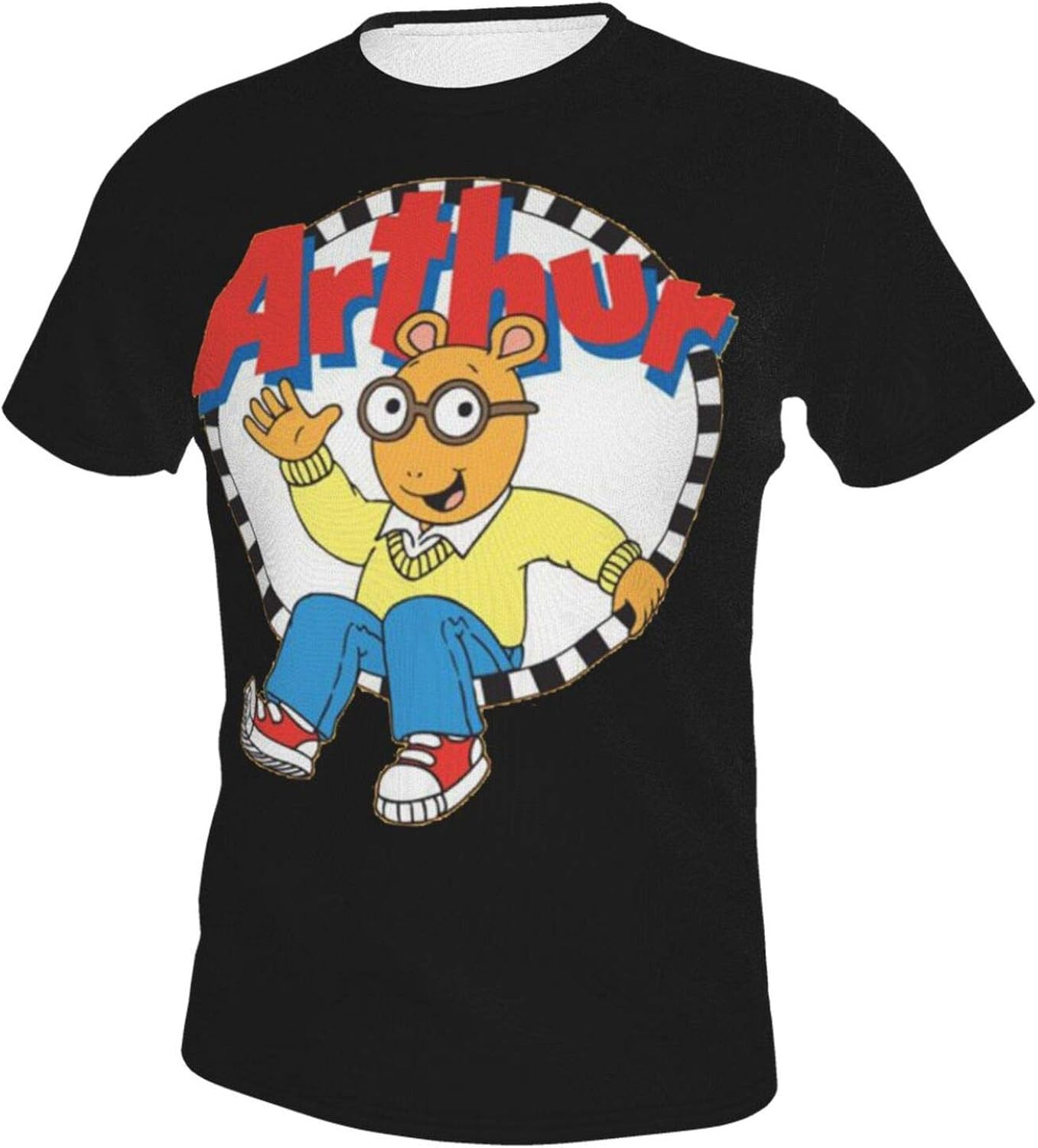 Amazon.com: LULALA Arthur Men's Woman Tees Adult 3D Printing Short Sleeve T-Shirt: Clothing