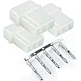 Strobe 3 Pin Connector AMP Power Supply Bulb Male and Pin 3 Set of 3 Pins (18-24 AWG Wires) for Whelen