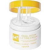 #OOTD Snail Mucin Moisturizer Cream For Face, Lifting & Deep Hydrating Ceam For Face And Neck, Anti Aging, Smoothing, Korean Skincare For Glass Skin (3.38 Fl Oz)
